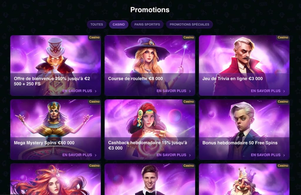 bonus nova jackpot casino